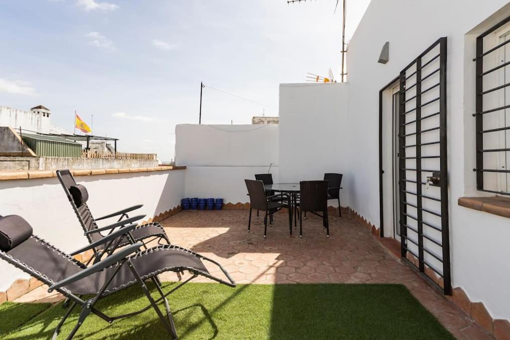 Duplex Con Terrazas En El Centro El Puerto De Santa Maria Apartment Bagian luar foto